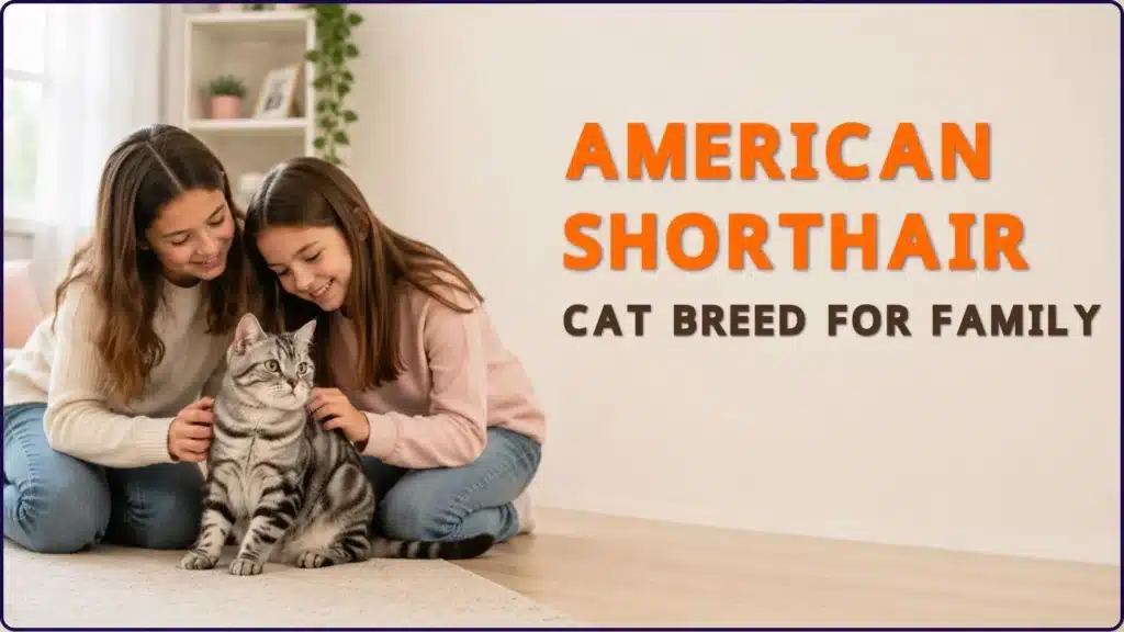 American Shorthair cat breed for family