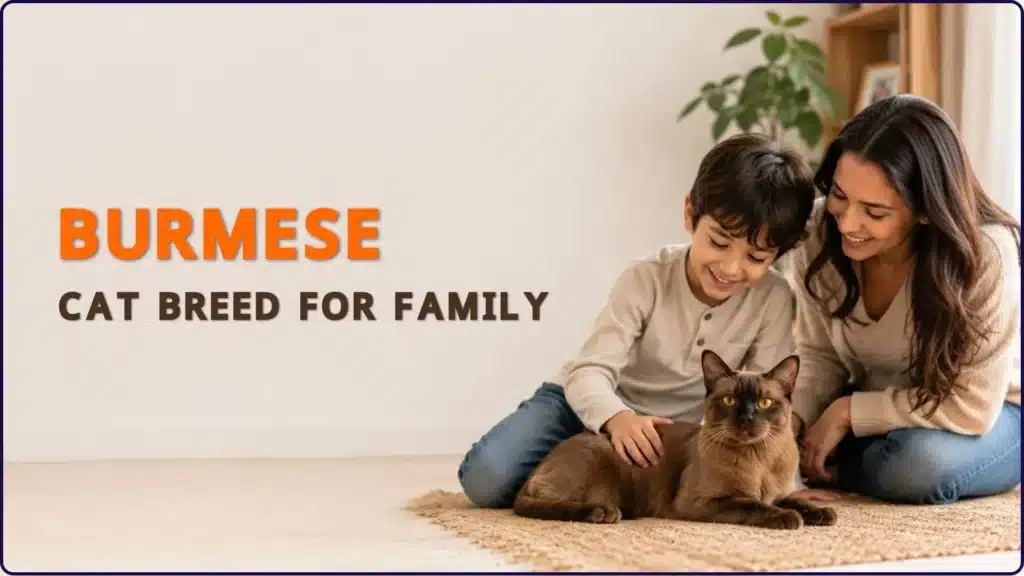 Burmese cat breed for family