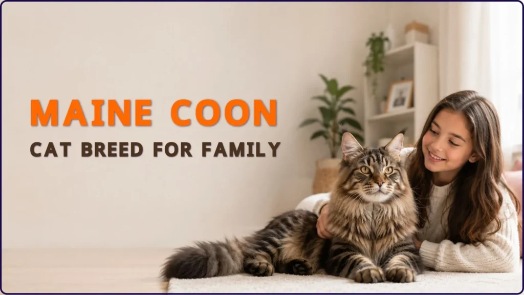 Maine Coon cat breed for family