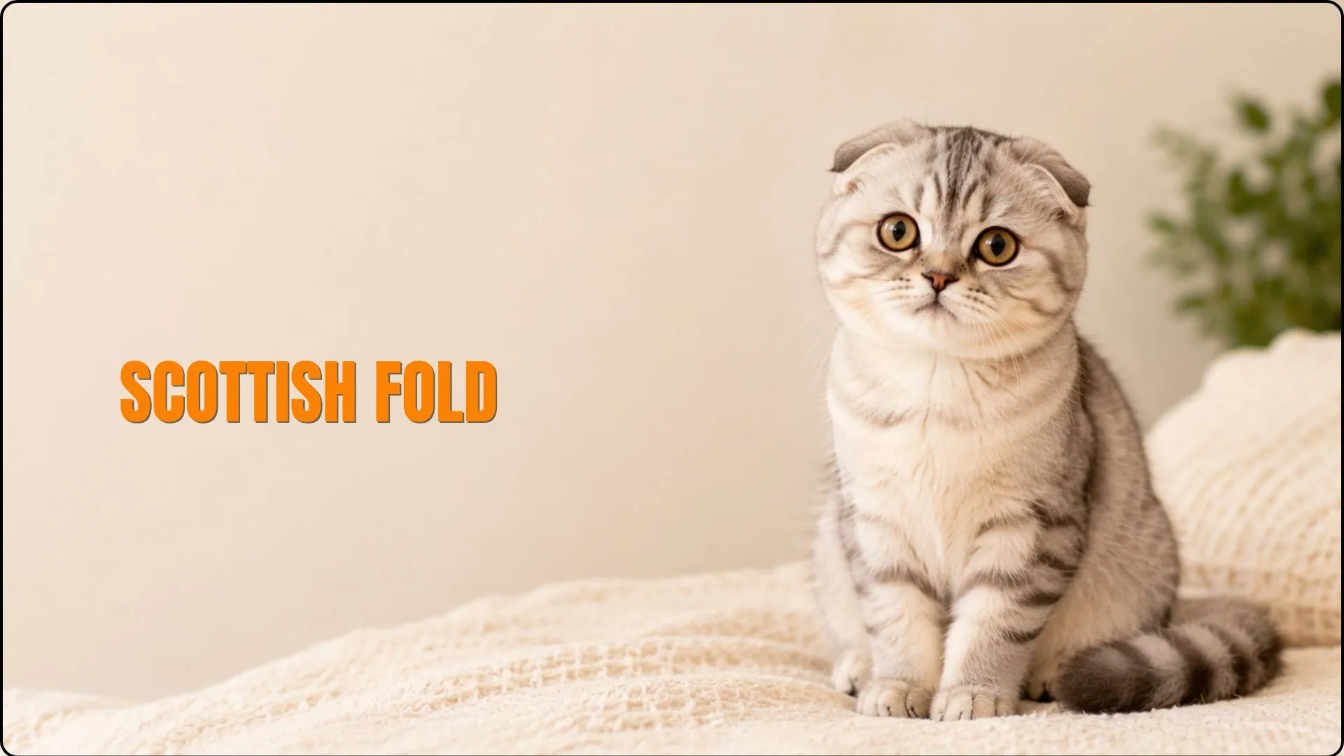 Affectionate Scottish Fold Cat Breed