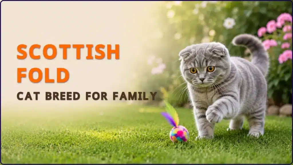Scottish Fold cat breed for family