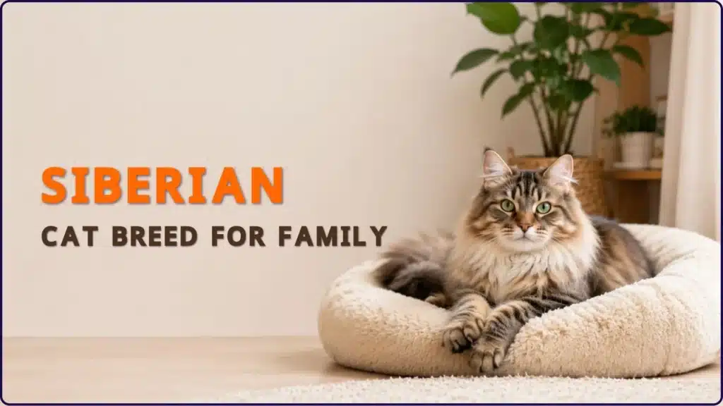 Siberian cat breed for family